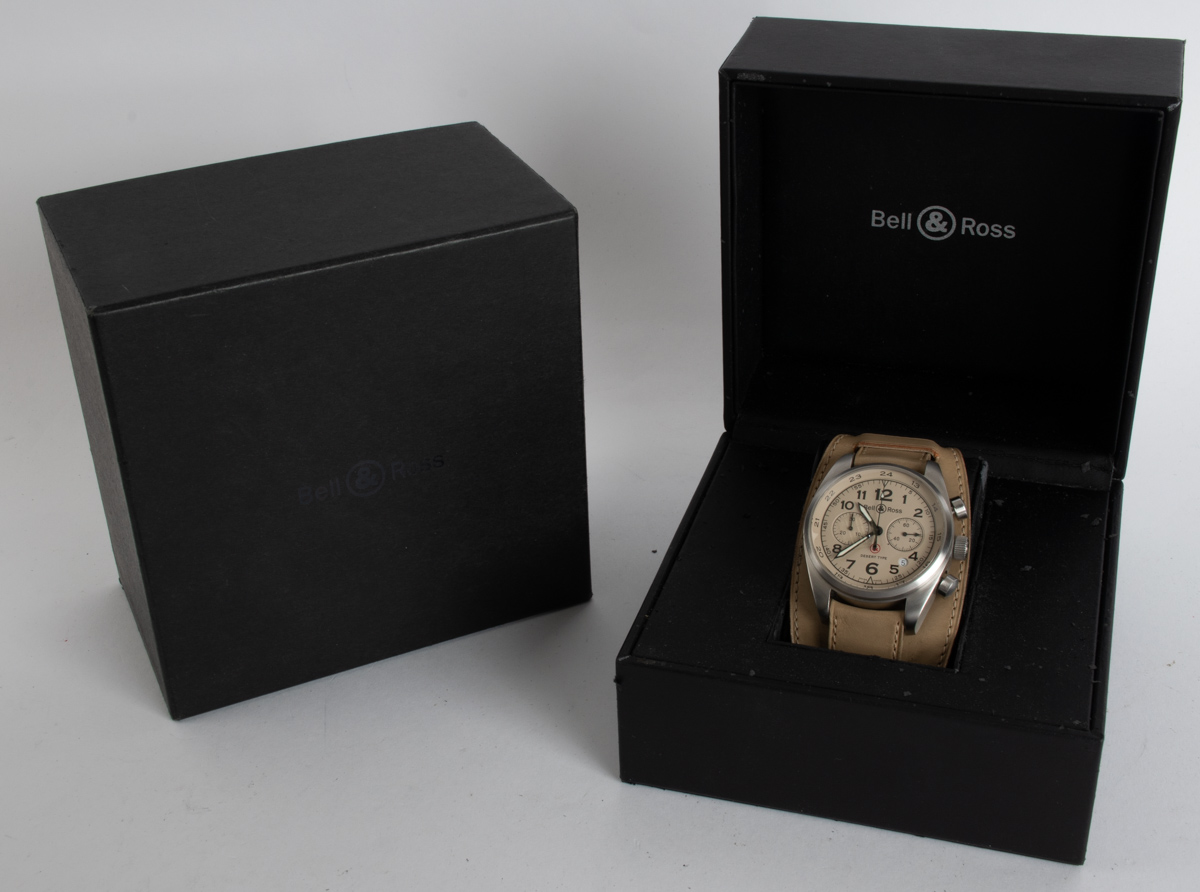 Bell Ross - Vintage 126 XL Desert Type Chronograph : 126.XL.D.S
