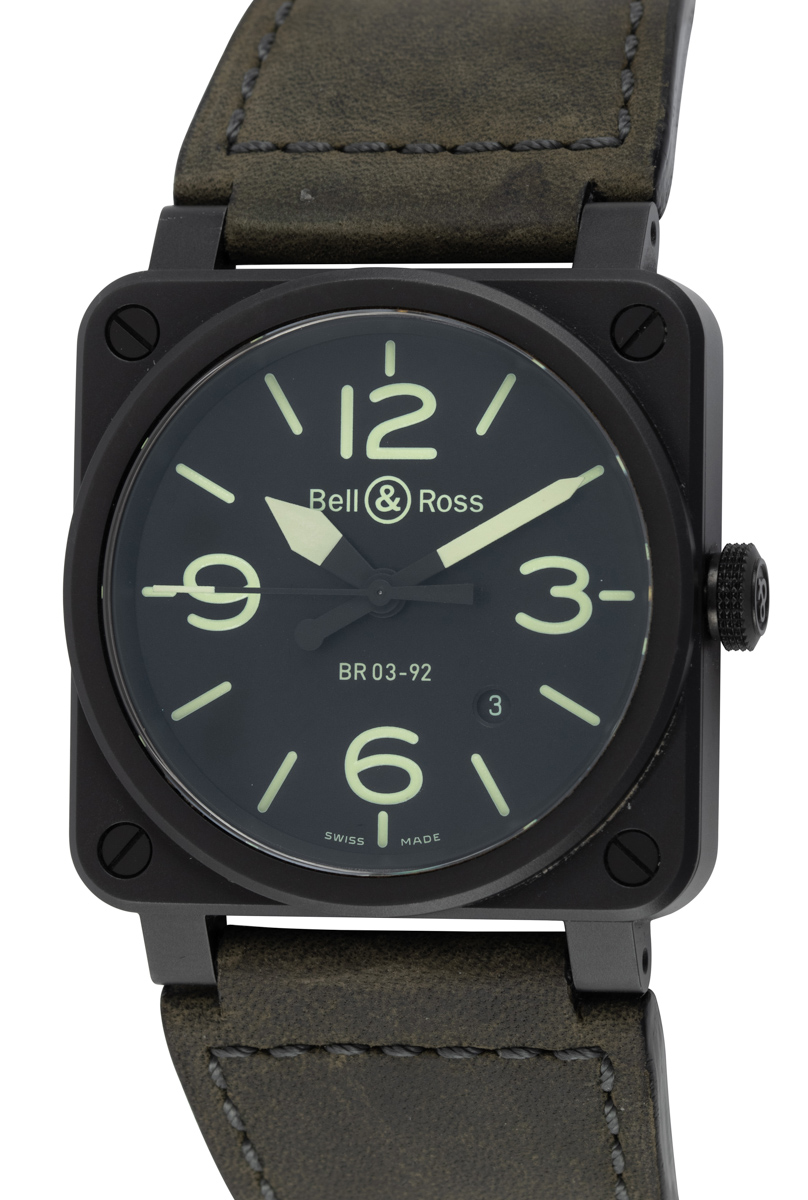 Bell Ross BR 03 92 NIGHTLUM BR03 92 Nightlum SOLD OUT black dial