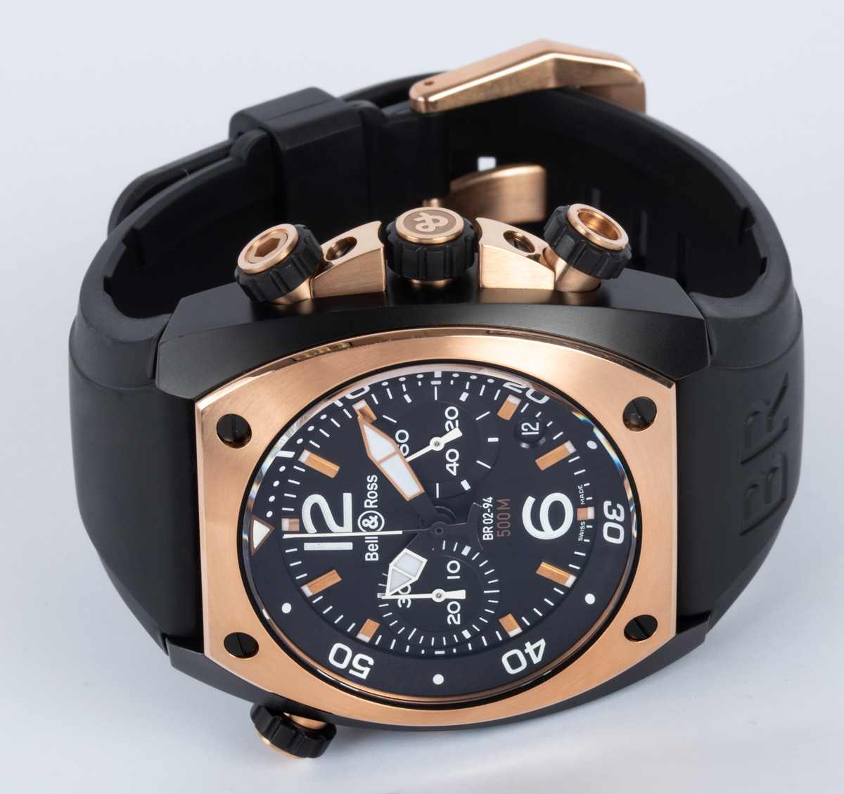 Bell Ross - BR 02-94 Marine Chronograph : BR02-94-SR : SOLD OUT