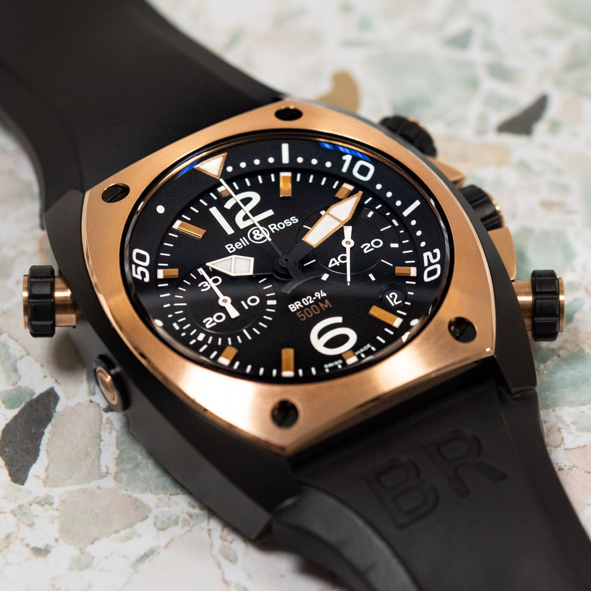 Bell Ross BR 02-94 Marine Chronograph BR02-94-SR - SOLD OUT - 2012