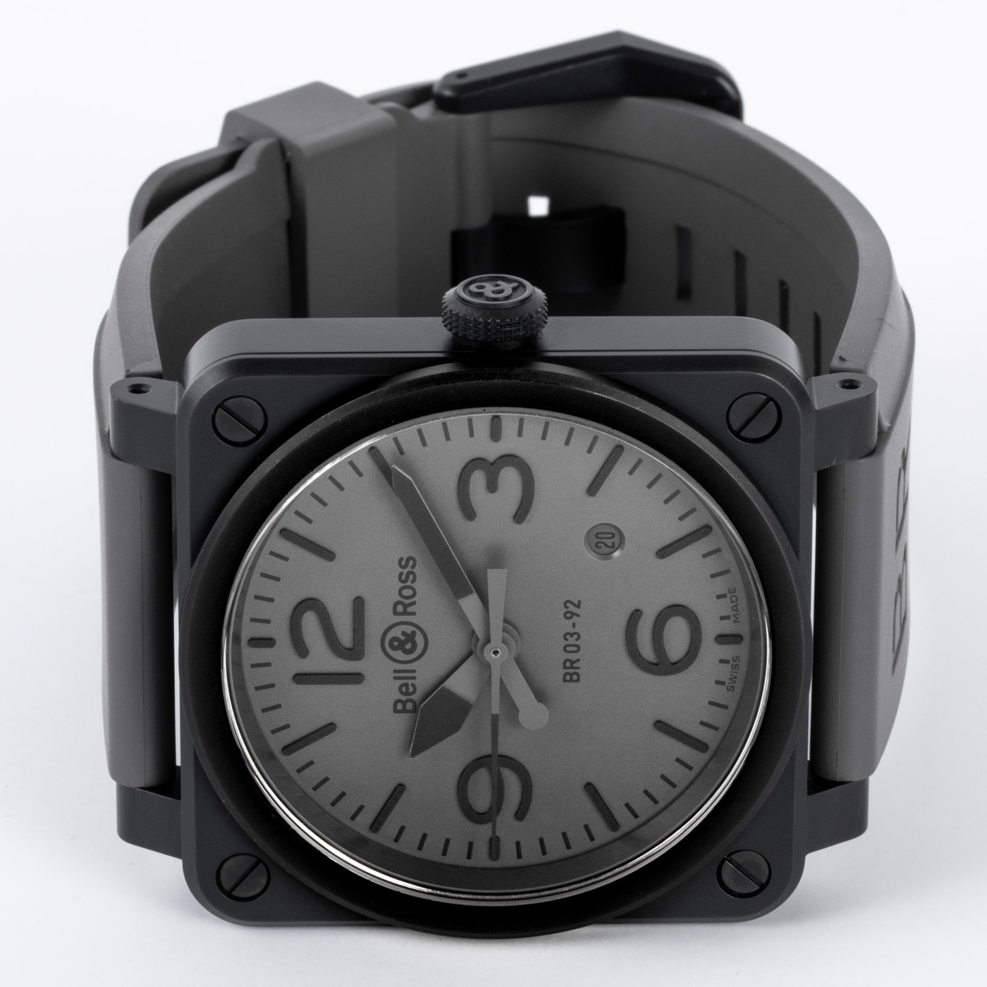 Bell Ross BR 03-92 Commando Ceramic BR03-92-COMMANDO-CE - Gray