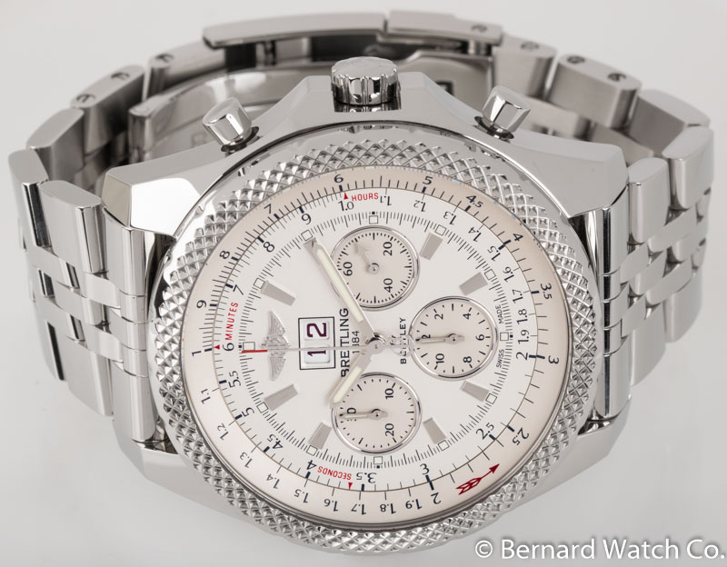 Breitling Bentley 6.75 Chronograph A44364 - SOLD OUT - Silver Dial