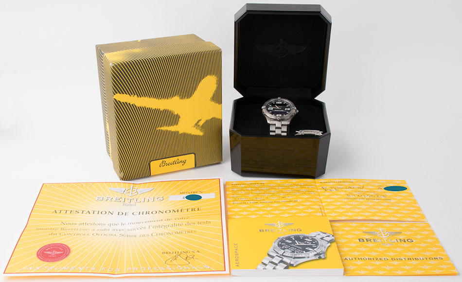 Breitling Aerospace E75362/B575 - SOLD OUT - 2003 Black (Charcoal