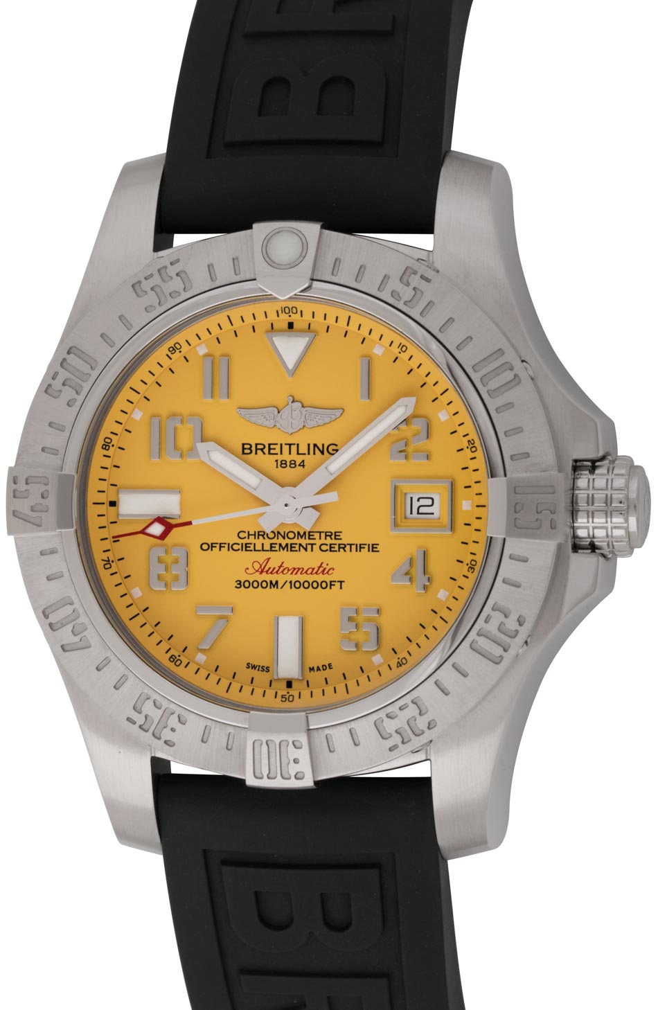 Limited Edition Avenger Seawolf Yellow Breitling Avenger Ii