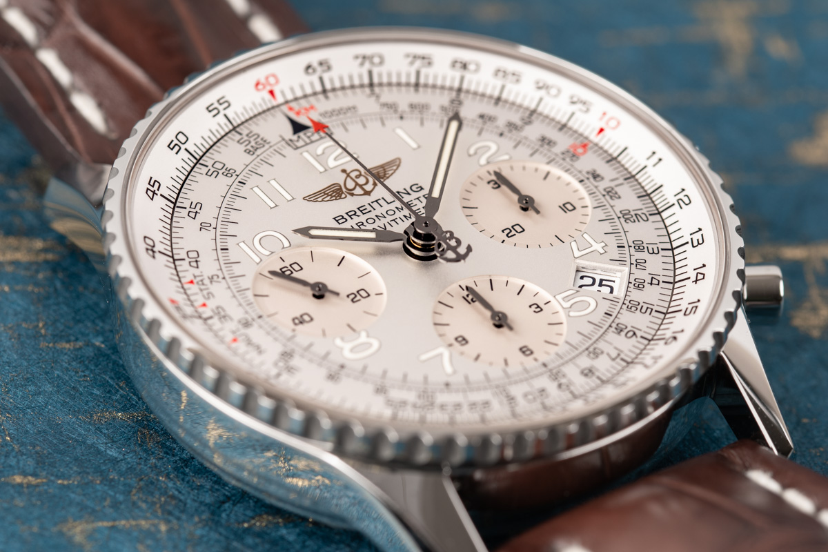 Breitling - Navitimer : A23322 : SOLD OUT : silver dial on Breitling - Navitimer : A23322 : SOLD OUT : silver dial on