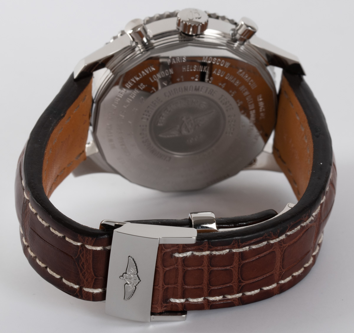 Rear of Breitling - Navitimer Chrono GMT 46