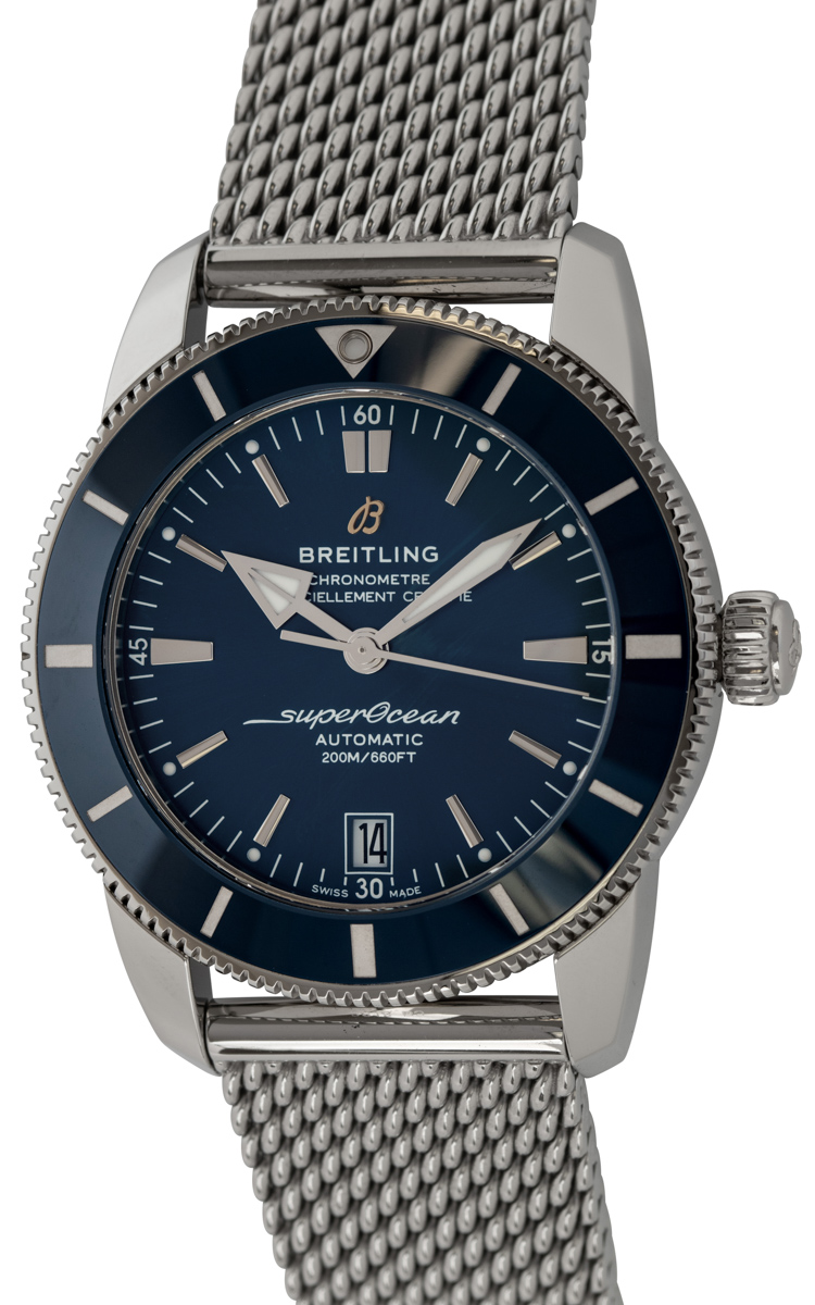 Breitling superocean heritage deals ii 42 blue