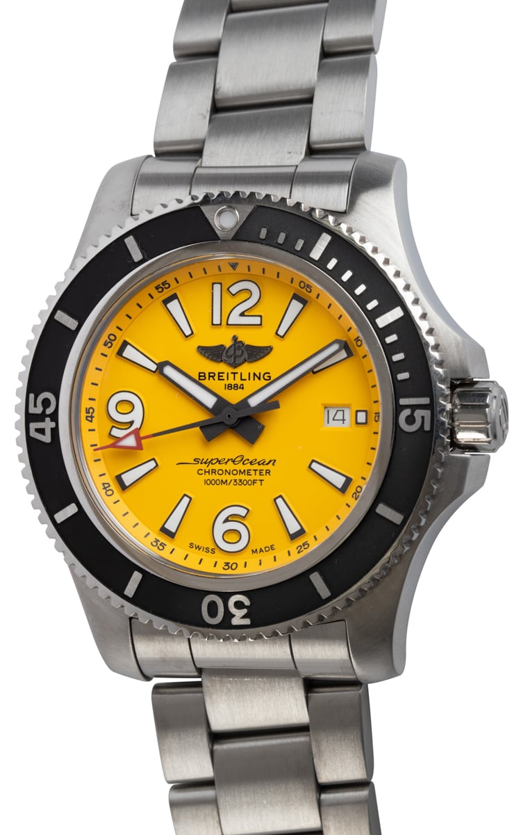 Breitling superocean yellow cheap