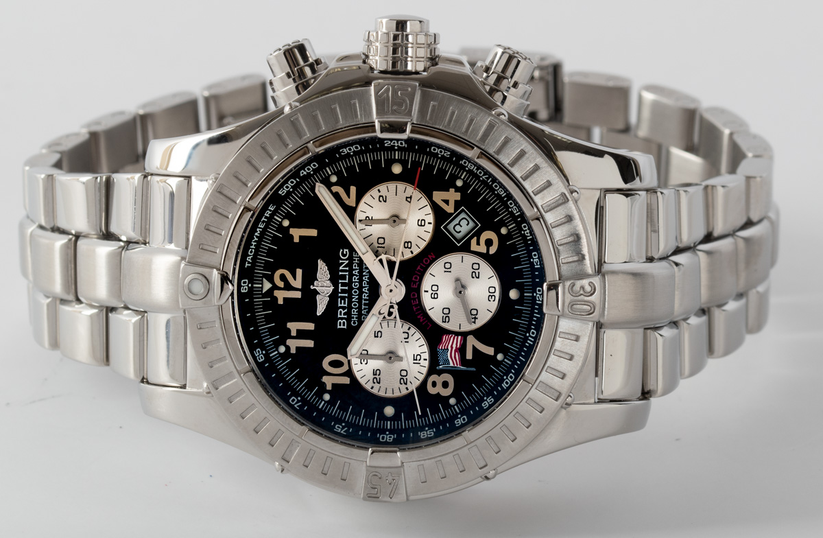 Front of Breitling - Chrono Avenger Sixty-Nine Rattrapante 'USA'