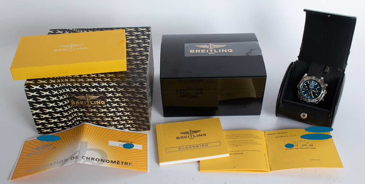 Breitling Blackbird 'Black-Eye Blue' A4435912/C818 - SOLD OUT
