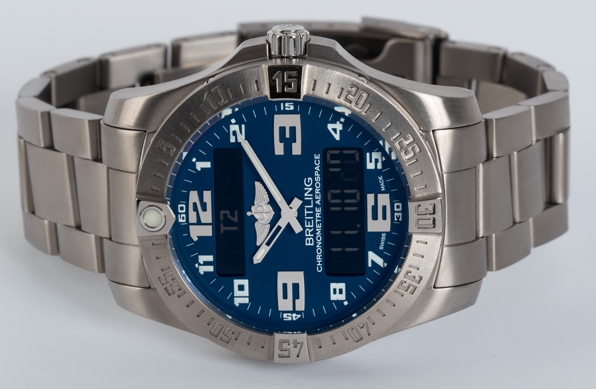 Breitling - Aerospace Evo : E79363101C1 : SOLD OUT : blue dial on 