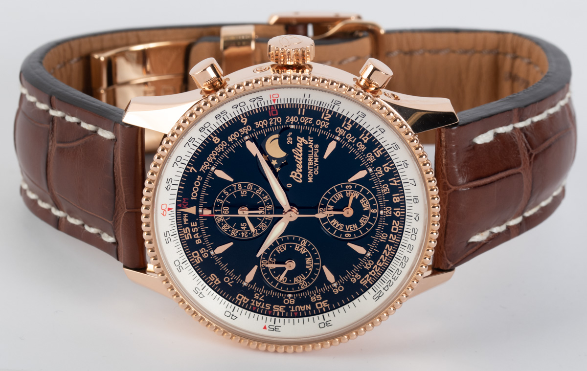 Front of Breitling - Navitimer Montbrillant Olympus LE