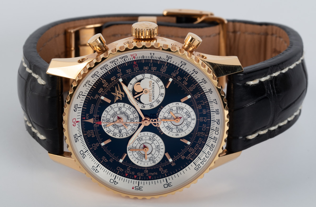 Front of Breitling - Navitimer Quantieme Perpetual 50th Anniversary