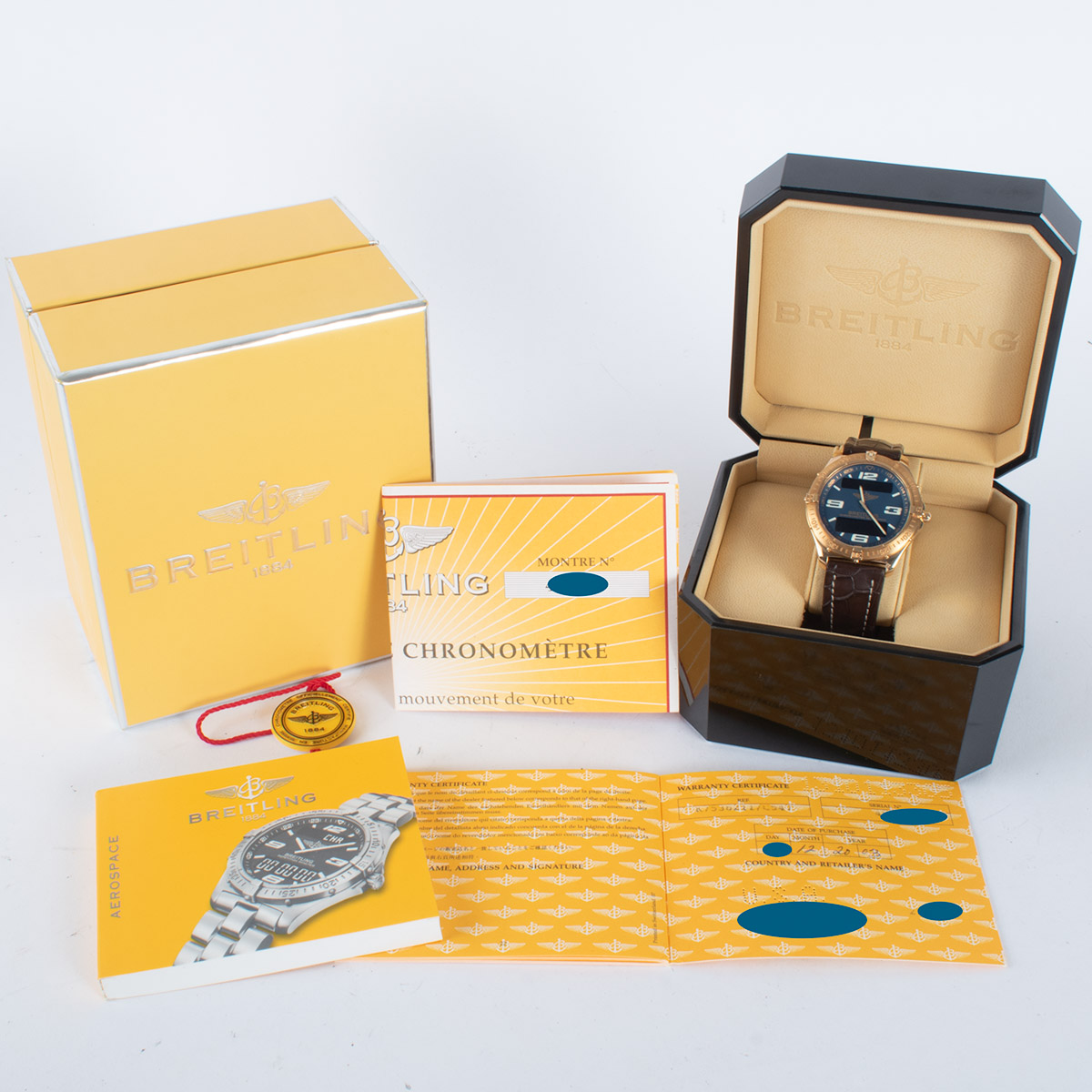 Breitling Aerospace K75362 - SOLD OUT - 2003, 18k Yellow Gold