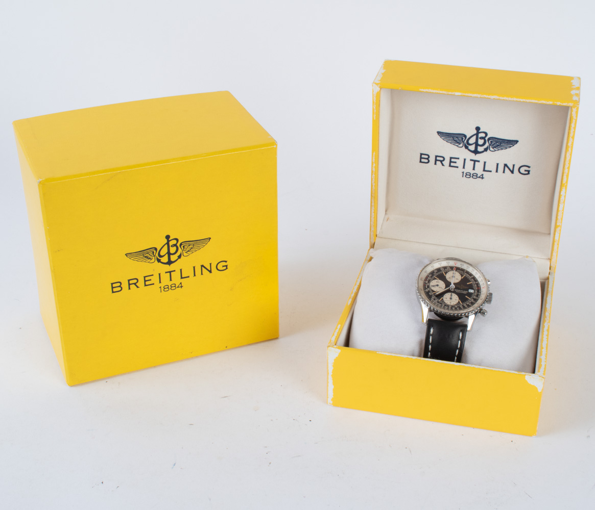 Breitling Old Navitimer II A13022 - 1990 Black Dial, Steel, 41mm