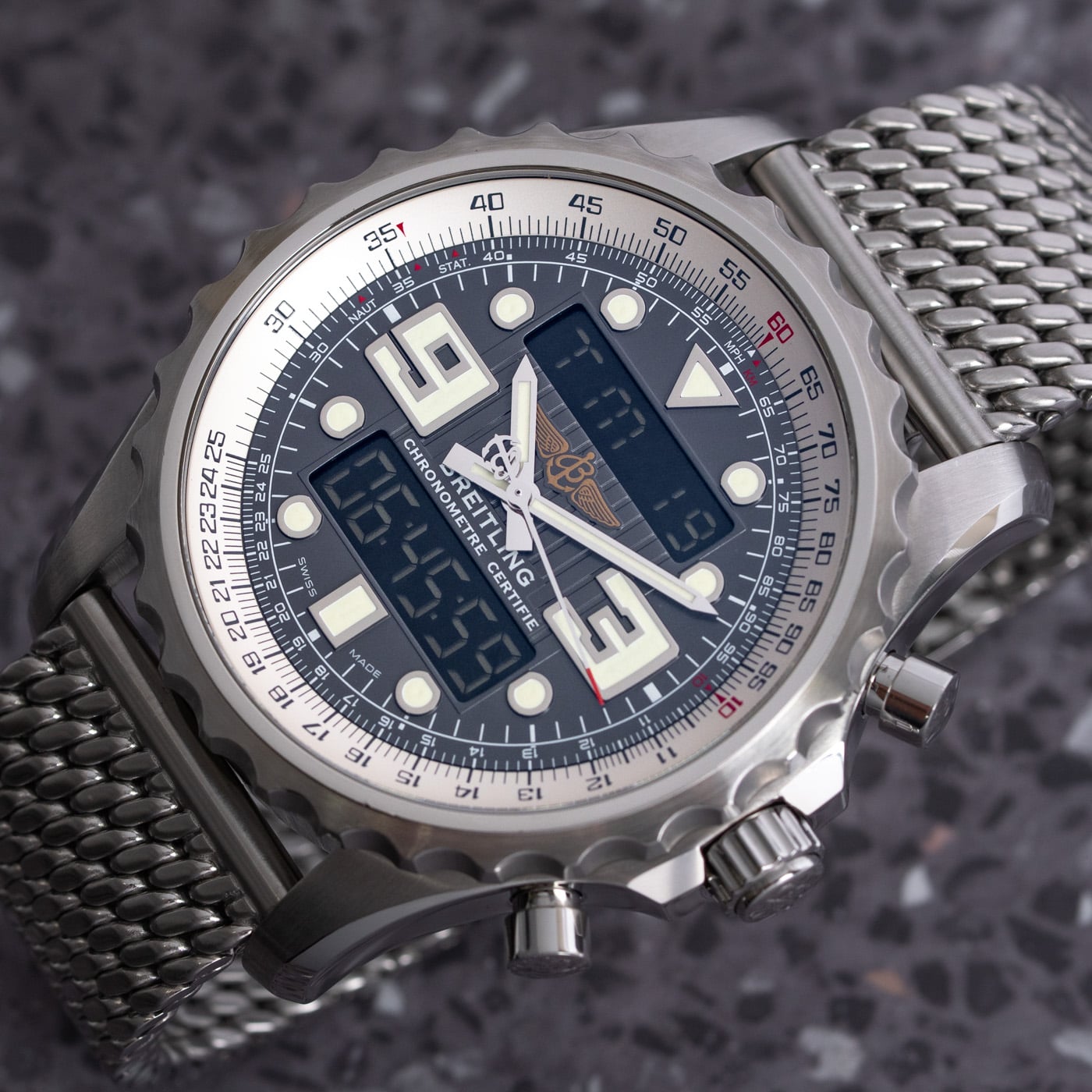 ブライトリバー BrightLiver M52-A Breitling Chronospace : A7836534/F551 Used Watch For Sale