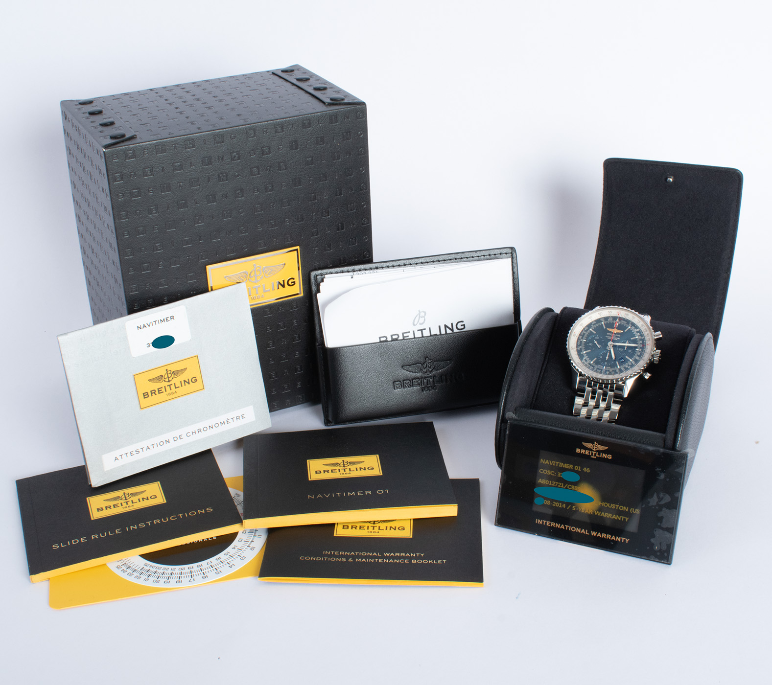Breitling Navitimer B01 46MM AB012721/C889 - 2014 Blue Dial, Steel