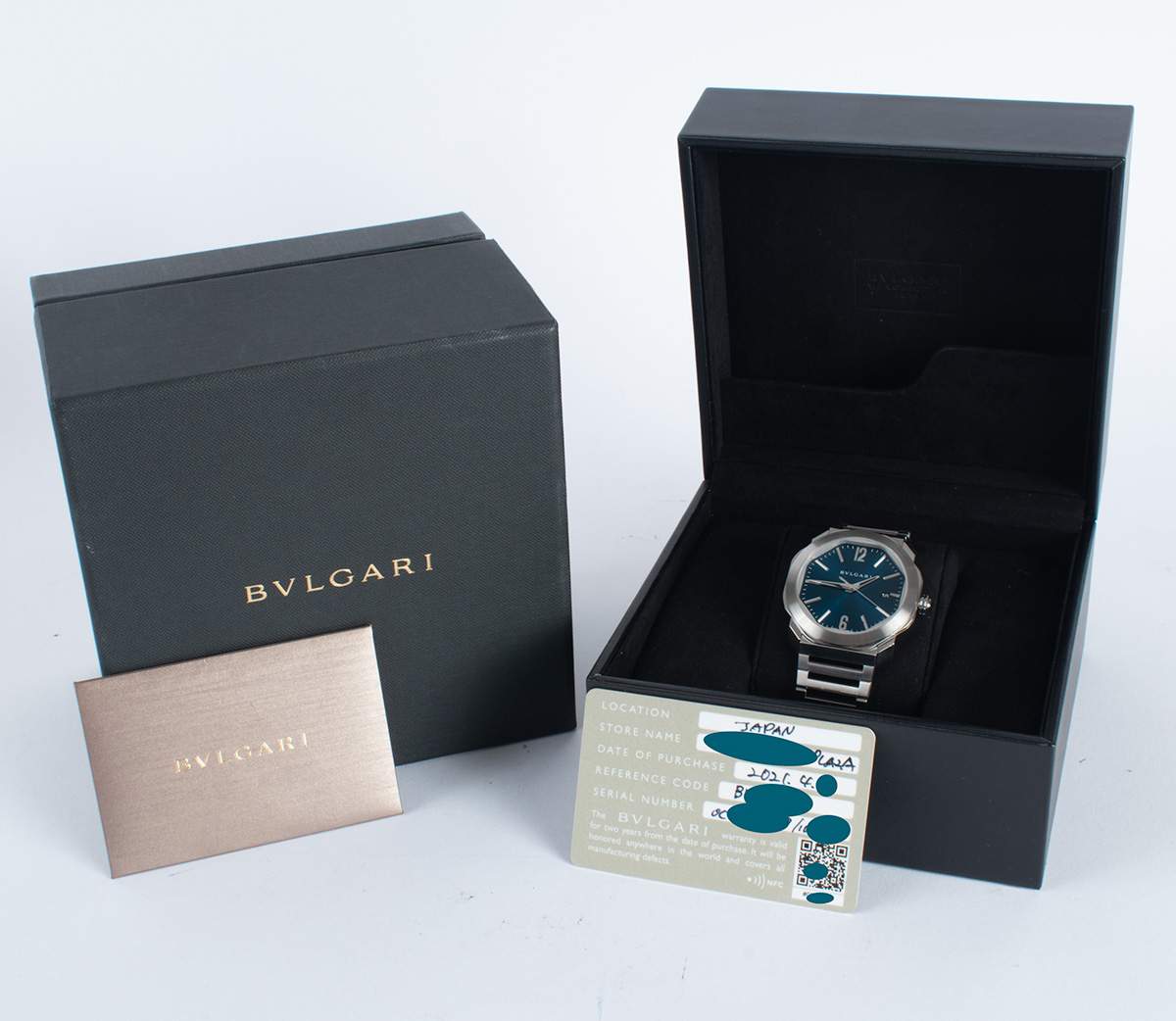 Bulgari Octo Roma 102856 - 2021 Blue Dial, Steel, 41mm, Full Set