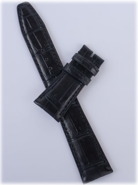 IWC - Santoni Black Alligator Strap
