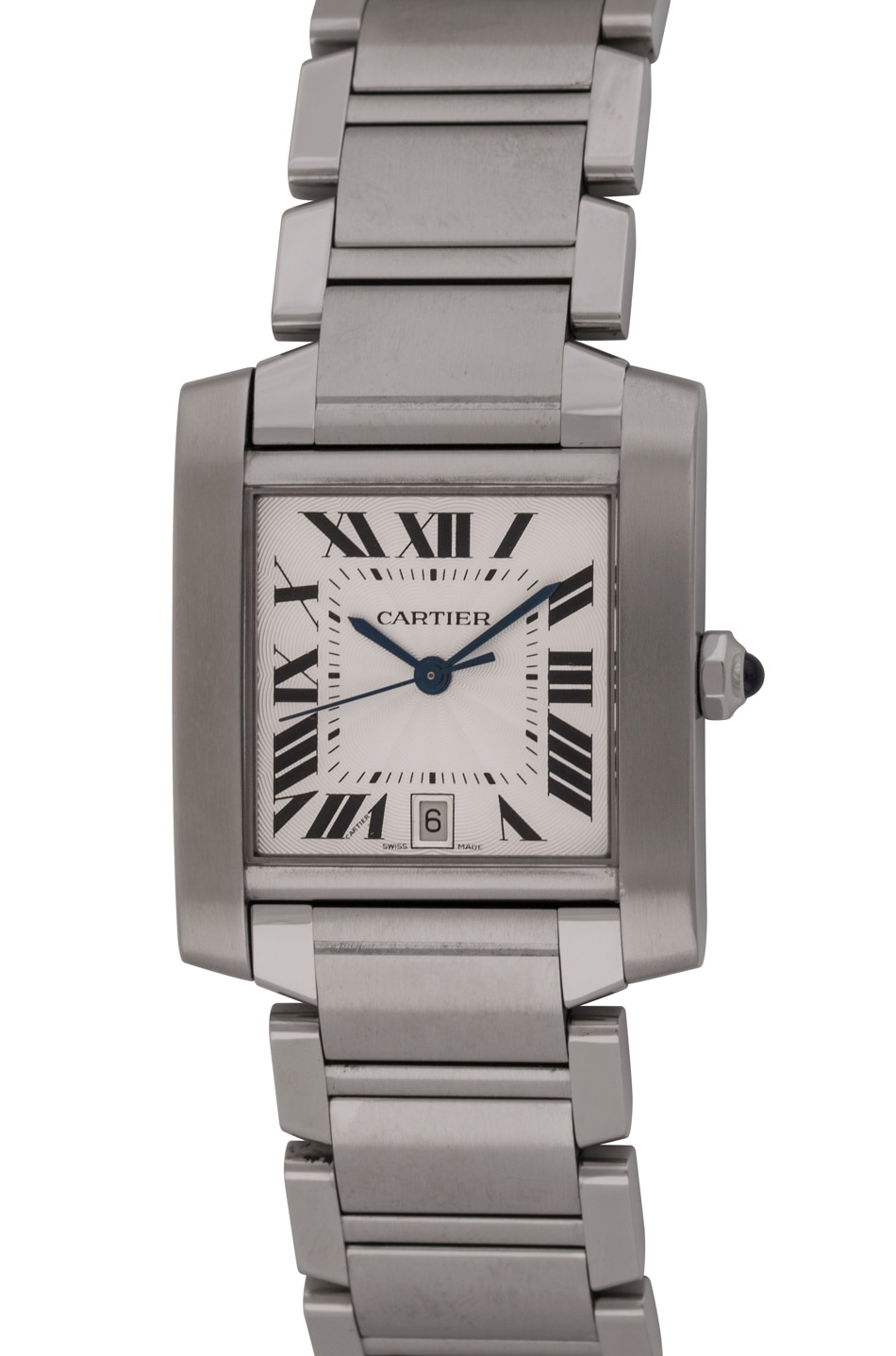 Cartier Tank Francaise Automatic Men's Stainless Steel Watch W51002Q3