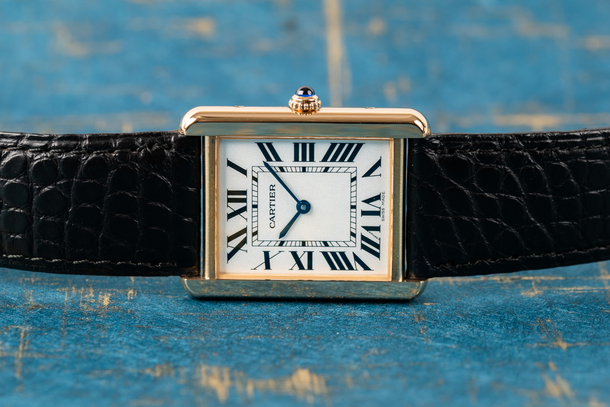Vintage cartier tank solo clearance