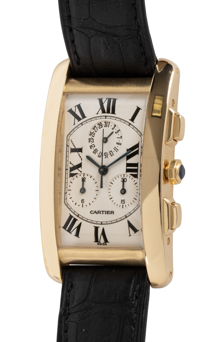 Cartier - Tank Americaine Chronoflex
