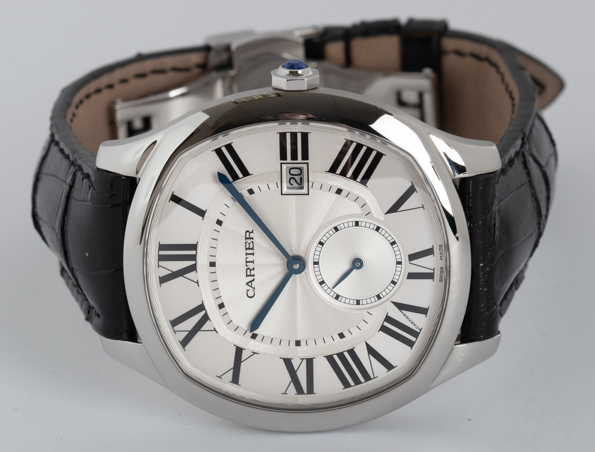 Cartier - Drive : WSNM0004 : SOLD OUT : silver guilloche dial on