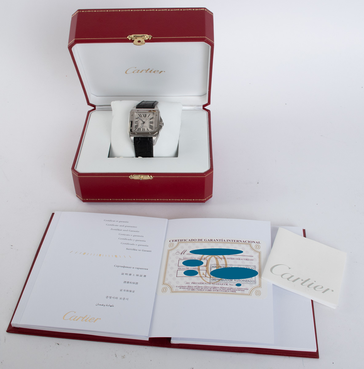 Cartier - Santos 100 Medium : W20106X8 : SOLD OUT : silvered