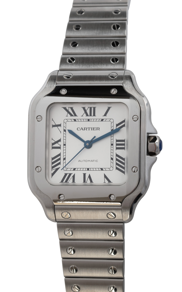 Cartier - Santos Medium : WSSA0029 : SOLD OUT : silvered opaline dial ...