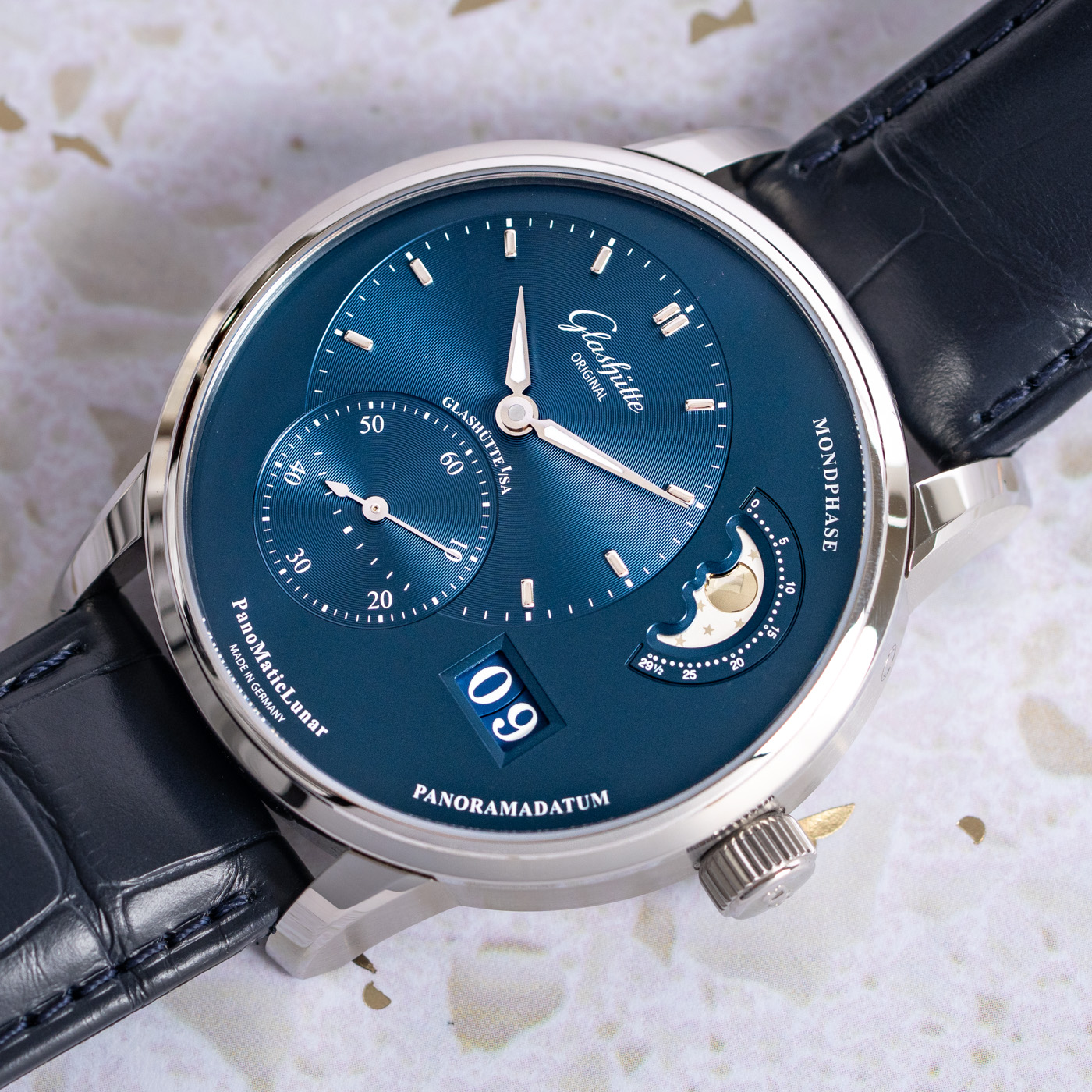 Glashutte Original PanoMaticLunar : 1-90-02-46-32-61 Used Watch 
