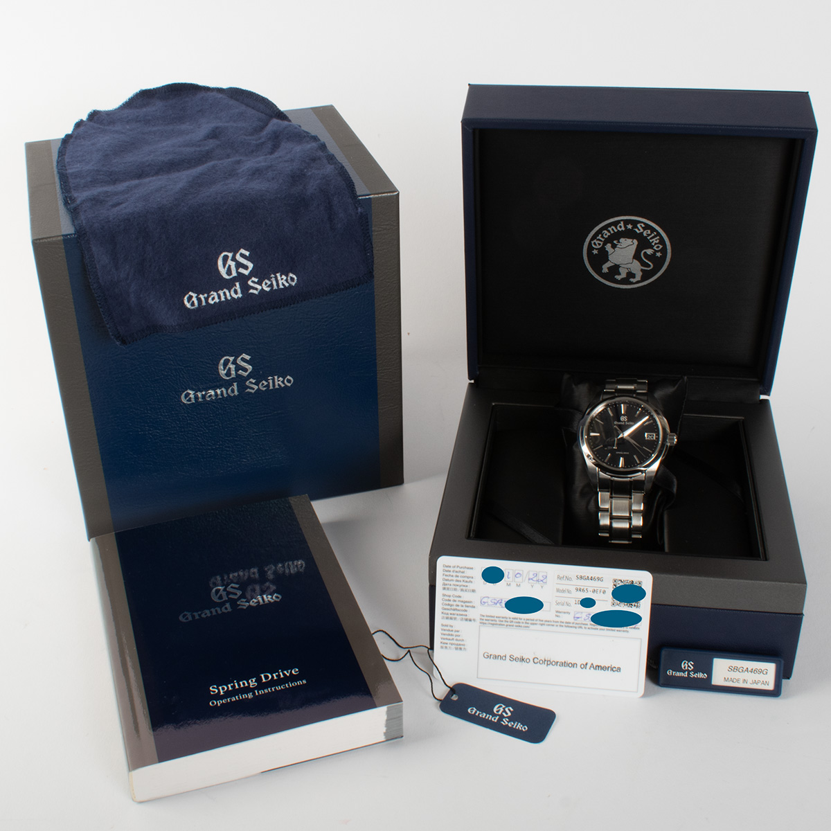 GRAND SEIKO BOX MADE IN JAPAN グランド セイコー 時計ケース 化粧箱 