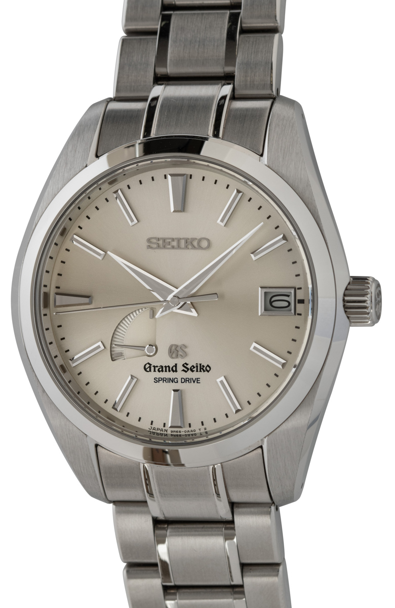 Grand Seiko - Spring Drive : SBGA001 : SOLD OUT : silver dial on Stainless  Steel Bracelet