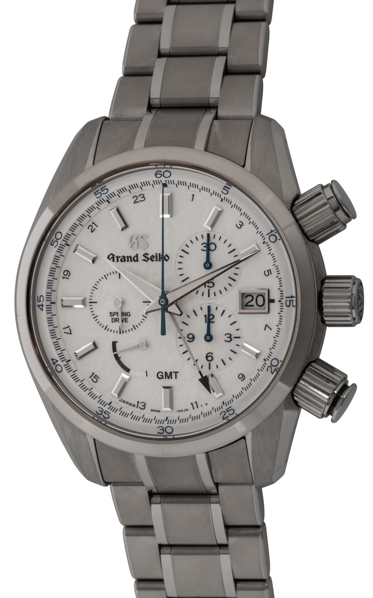 Rektangel Slip sko rense Grand Seiko Spring Drive Chronograph GMT '15th Anniversary' : SBGC247 Used