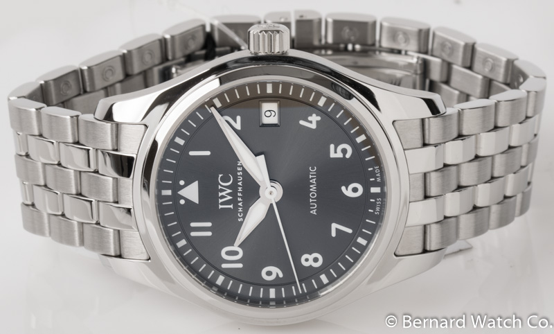 IWC Pilot 36mm IW324002 - SOLD OUT - Slate Grey Dial, Steel, Full