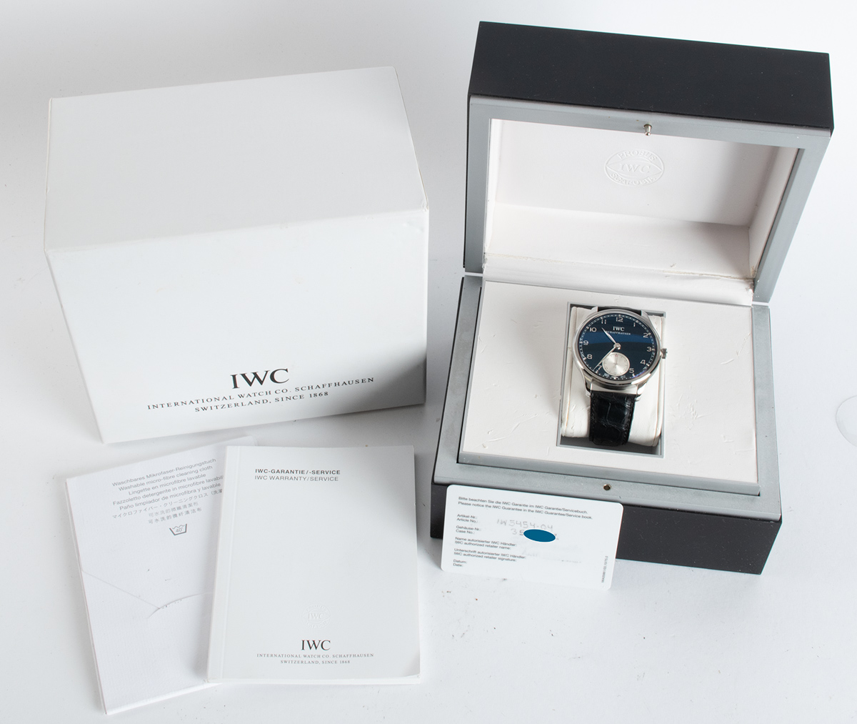 IWC - Portugieser Hand-Wound : IW545404 : SOLD OUT : black