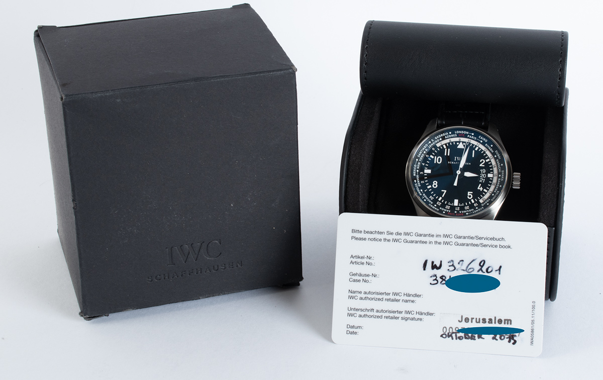 IWC Pilot's World Timer IW326201 - SOLD OUT - 2015 Black Dial