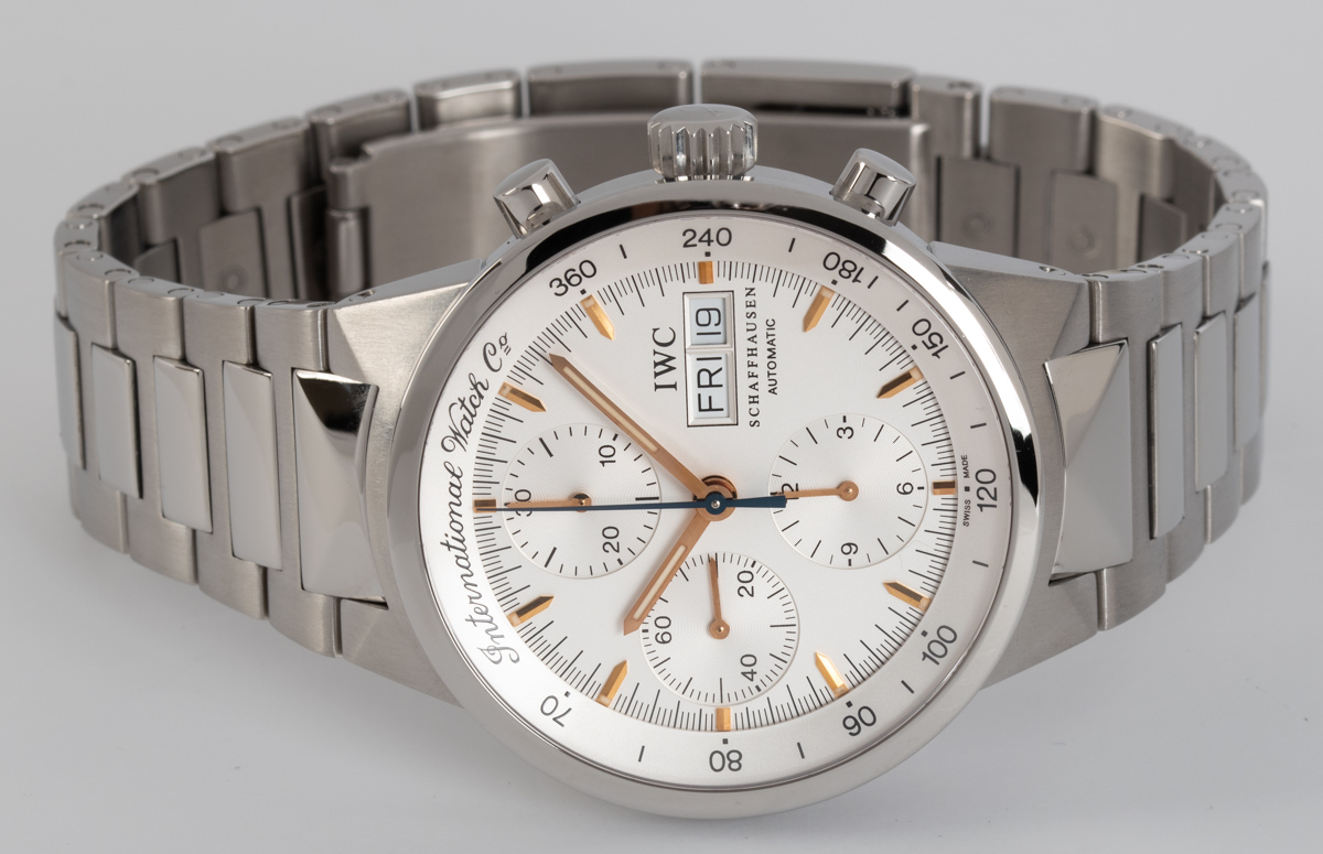IWC - GST Chronograph : IW370713 : SOLD OUT : silver dial on