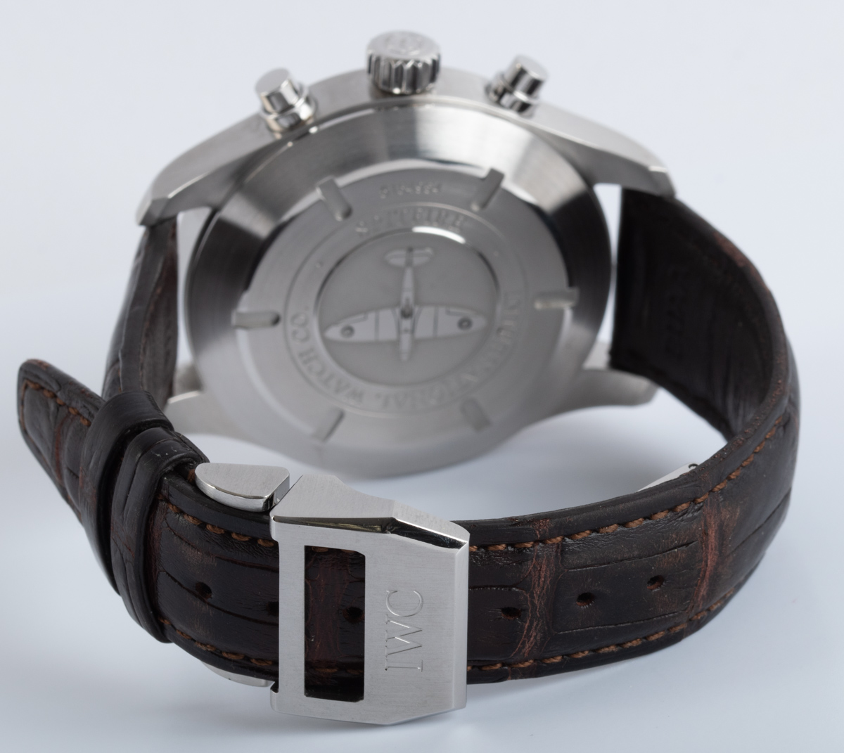 Rear of IWC - Spitfire Flyback Chronograph