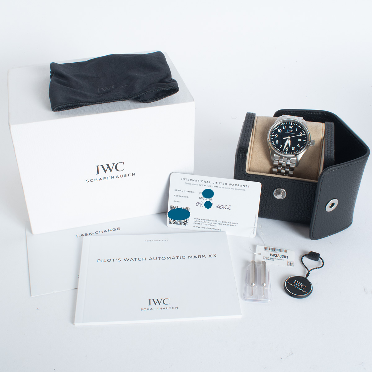 IWC Pilot's Watch Mark XX IW328202 - SOLD OUT - 2022 Black Dial