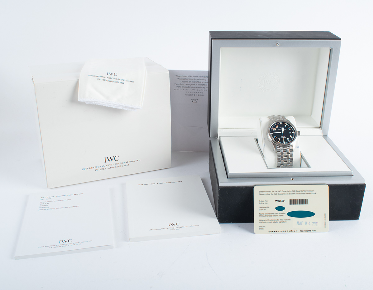 IWC - Pilot's Mark XVI : IW325504 : SOLD OUT : black dial on