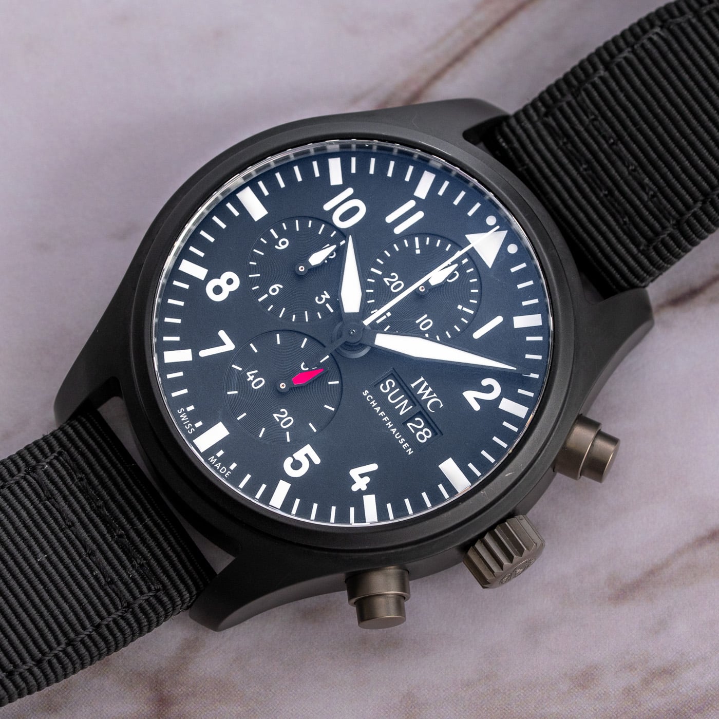 IWC Pilot's Watch Top Gun Chronograph IW389101 - 2021 Black Dial