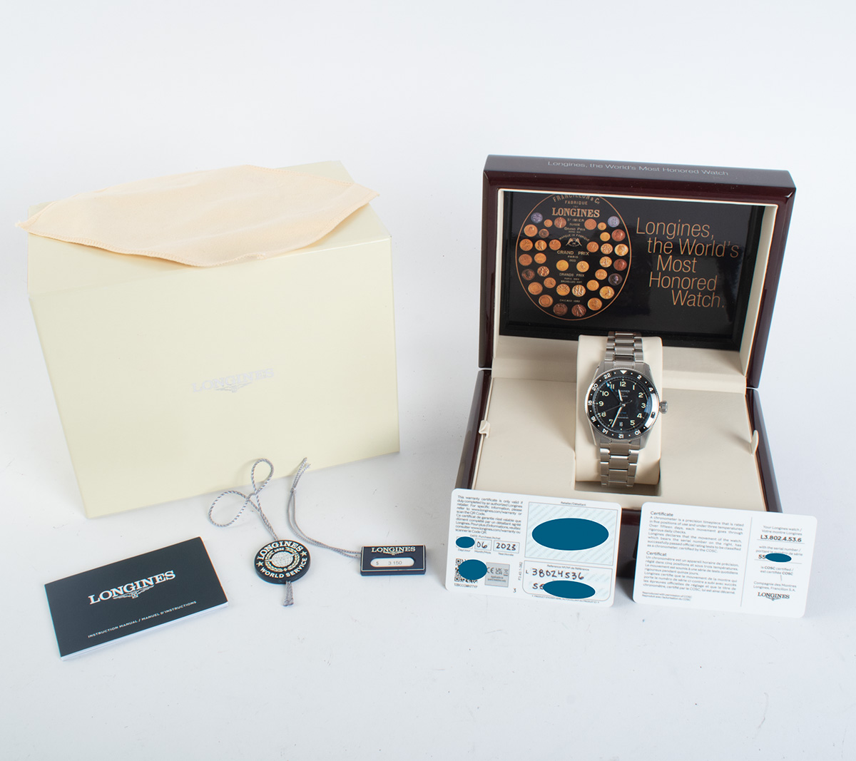 Longines Spirit Zulu Time GMT 39 L3.802.4.53.6 - SOLD OUT - 2023