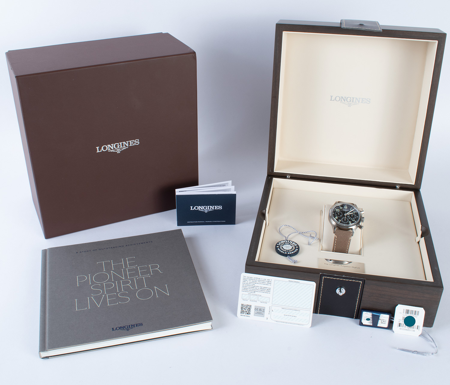 Longines Avigation BigEye L2.816.4.53.2 - Black Dial, Steel, 41mm