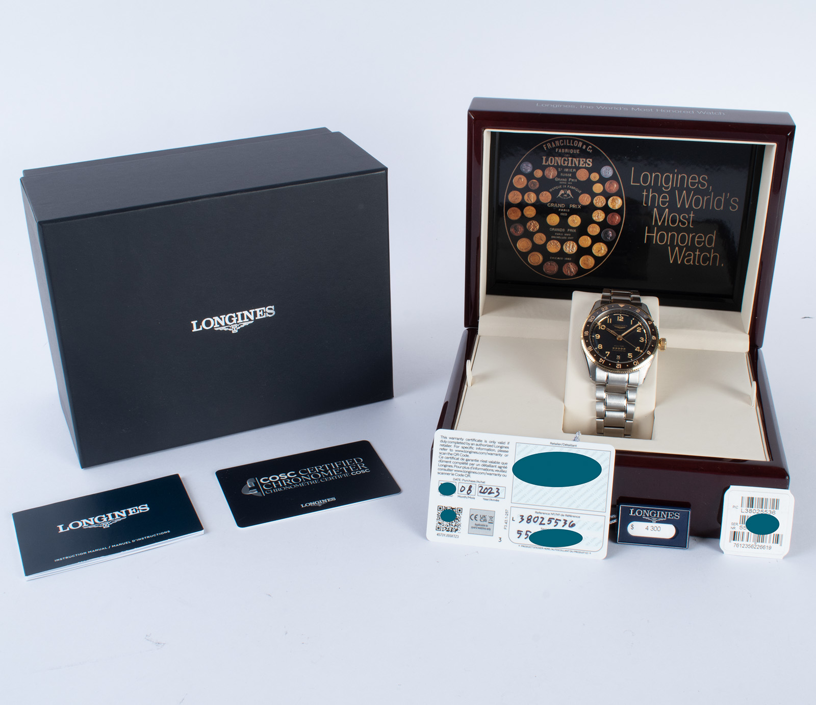 Longines Longines Spirit Zulu Time : L3.802.5.53.6