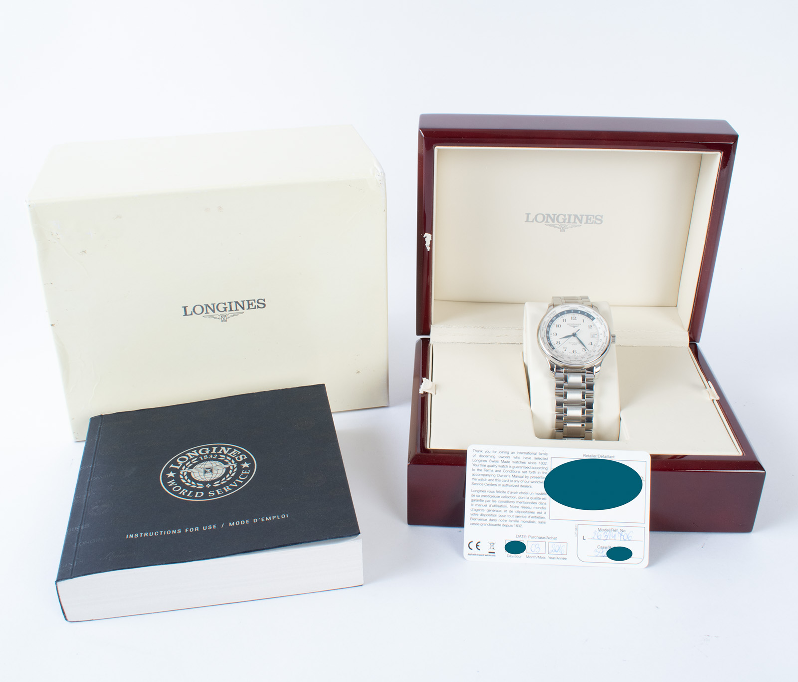 Longines Master Collection World Time GMT L2.631.4.70.6 - 2016