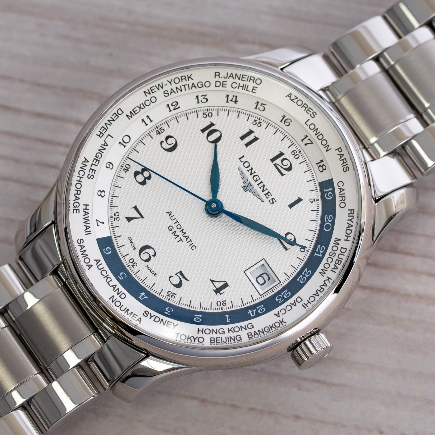 Longines Master Collection World Time GMT L2.631.4.70.6 - 2016