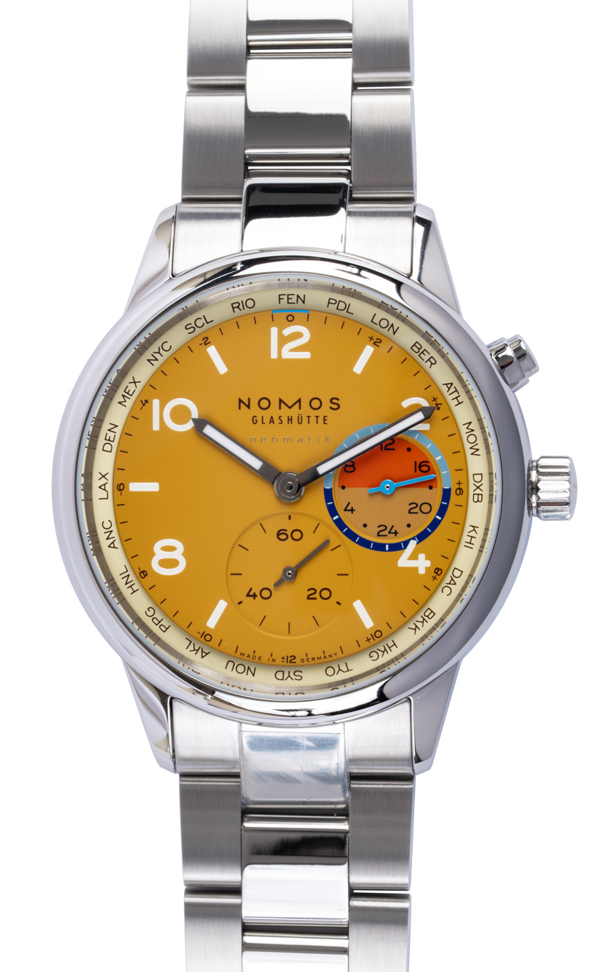 Nomos Glashutte Club Sport Neomatik Worldtimer Dune : 790-S6