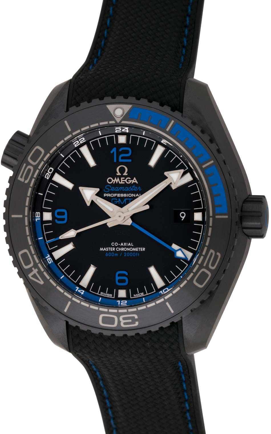 Omega - Seamaster Planet Ocean GMT 'Deep Black' Blue