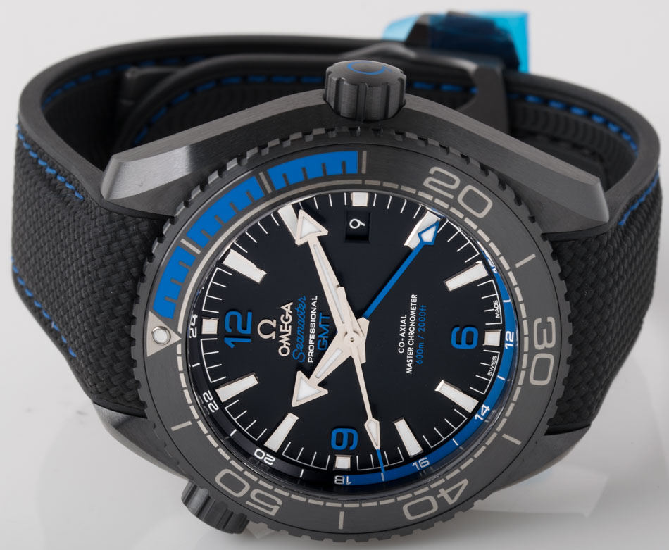 Omega - Seamaster Planet Ocean GMT 'Deep Black' Blue : 215.92