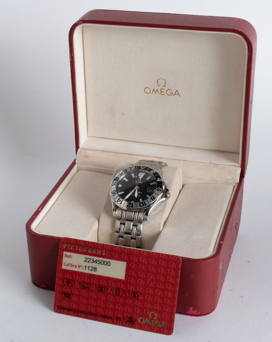 Omega - Seamaster GMT : 2534.50 : SOLD OUT : black wave dial on